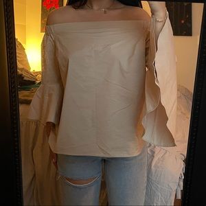 J-Lo off the shoulder top